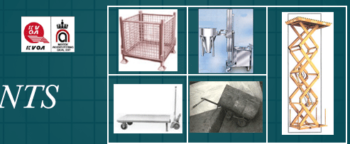 Pallets, Pallet Stackers, Goods Lifts, Car Lifts, IPC Lifters, Drum Handling Equipments, Drum Tilters, Custom Designed Equipments,