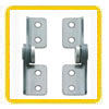 control cable fittings, bumpers, drawer slides, grommets, casters, wheels 