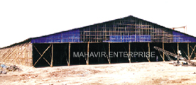Monsoon Sheds Building, Waterproof HOPE Tarpaulins, Rain Sheds, Chemical Storage Sheds, Temporary Sheds, Poly Tarpaulins, Mumbai, India