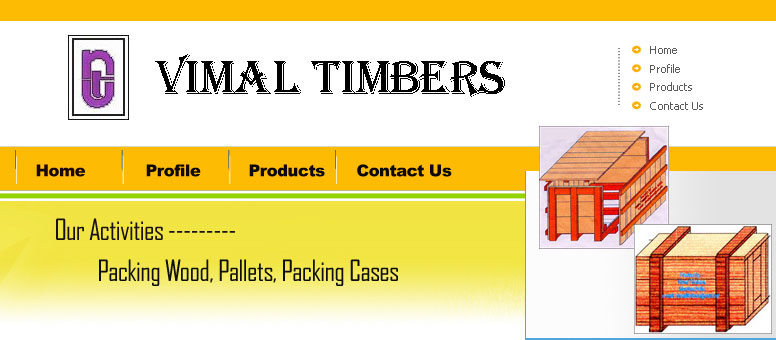 Suppliers Of Packing Wood, Manufacturers of Wooden Pallets, Skids, Cases, Crates, Palletizing, Wooden Packing, Mumbai, India