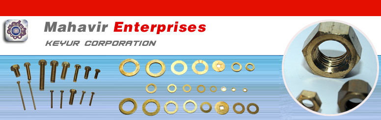Brass Fastener, Brass Bolts / Screws, Copper Ring, Plain Washers, Spring Washers, Pressparts, Mumbai, India
