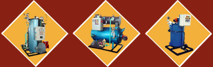 Boilers, Boilers & Accessories, IBR & Non IBR Steam Boilers, Baby Boilers, Boiler Accessories, Boiler Components, Gas Fired Boilers, Fire Steam Boilers, Flame Hot Water Boilers, Horizontal Boilers, Coal Fired Thermic Fluid Heaters, Hot Water Generators, Pressure Jet Oil, Gas Burners, Burners for Boilers, Incinerators, Process Equipments, Fluidized Bed Dryers, Heat Recovery Unit, Continuous Cooker for Sugar Syrup, Ovens & Other Type of Heating Systems, Heat Exchangers, Electric Steam Boiler, Water Softeners, Thermal Oil Heater, Steam / Air Radiator, Furnace Oil Pre Heater, Fuel Oil Storage Tanks, Control Panel, Vertical Coil Type Oil Fired Steam Boiler, Solid Fuel Fired, Ash Handling Systems, Ash Seperators