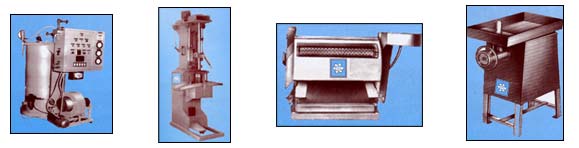 boiler, pineapple sizer, pealing machine, meat mincer