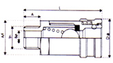 SINGLE SHUT OFF HEAVY DUTY COUPLINGS