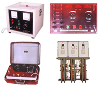 Oil Test Sets, H. V. Testers, High Voltage Test Sets, Relay Test Sets, Current Injection Sets, Tan-Delta Test Systems