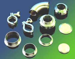 S. S. Pipes, Pipe Fittings, Flanges, Dairy Fittings, Valves, Fasteners