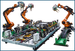 Robotic Spot Welding Line for Side Wall of Commercial Vehicle