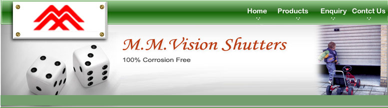 Shutters, Aluminium Shutters, Steel Shutters, Rolling Shutters, Ms Shutters, Gi Shutters, Vision Shutters, Mumbai, India