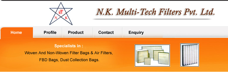 Dust Collector Filters, Woven Filter Bags, Sparkler Filter Pads, Filter Press Sheets, Hydraulic Filters, Mumbai, India