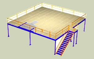 Heavy Duty Mazzanine Floor & Heavy Industrial Ledders