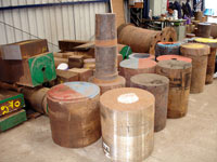 Bandsaw cutting job work 